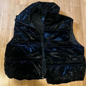 Black Puffer Vest XL